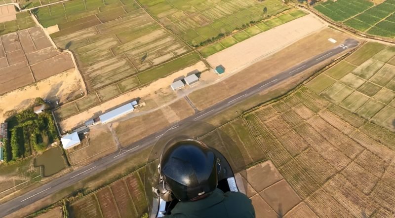 Runway 30 from the air